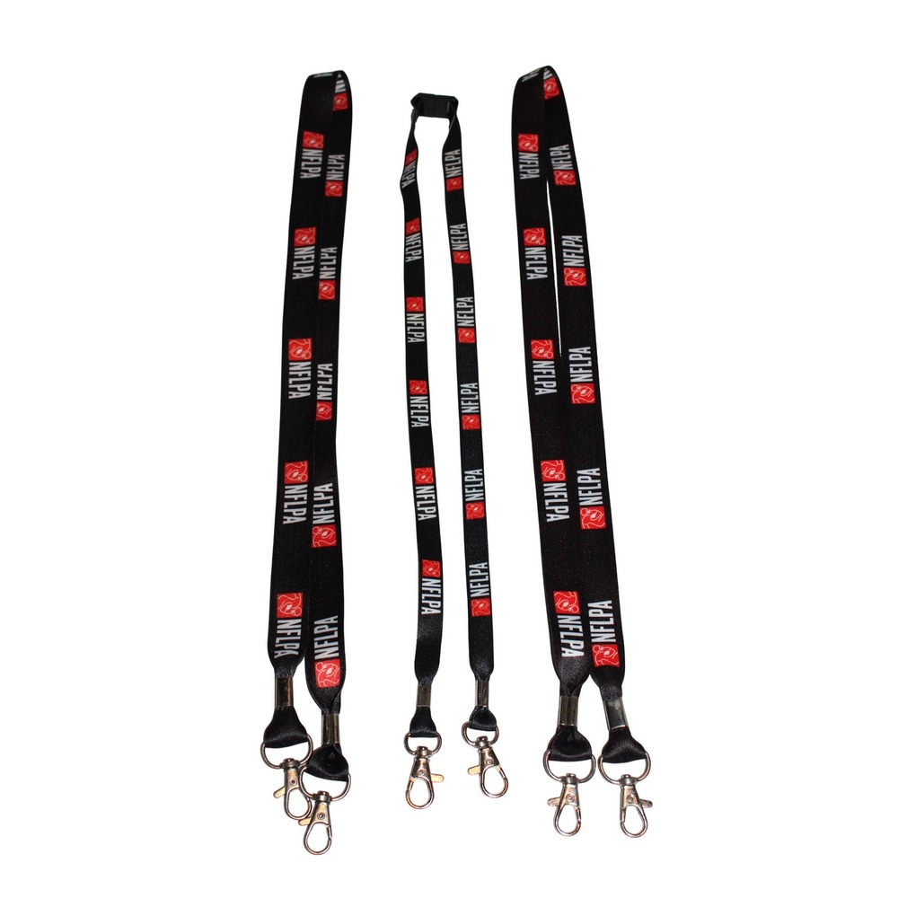 3 NFLPA lanyards keychains NFL Players Association logo football accessory lot